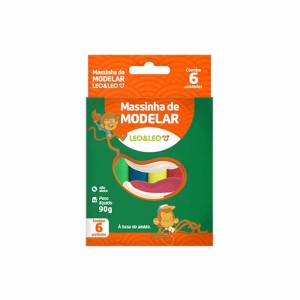 MASSA P/MODELAR 90G C/6 CORES LEO&LEO