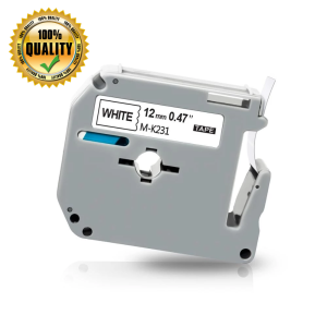 FITA ETIQUETADORA BROTHER M-K231T BRANCA 12MM