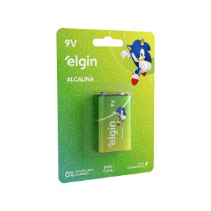 PILHA ALCALINA 9V - ELGIN