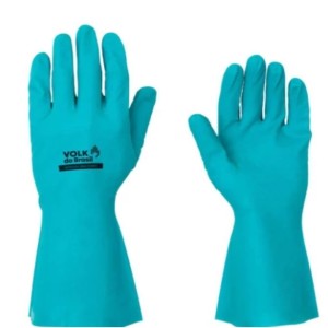 LUVA NITRILICA S/FORRO VERDE TAM G REF:16314 -  VOLK
