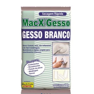 GESSO EM PO MACX  SC/1KG MACX/COLA