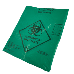 SACO HAMPER VERDE 90X110 200L - PLASKEM