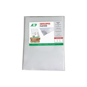 ENVELOPE PLASTICO FINO A4 C/50 4 FUROS (UNIDADE) - ACP