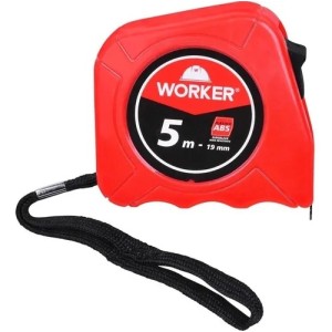 TRENA 5M X 19MM ABS VERMELHO - WORKER