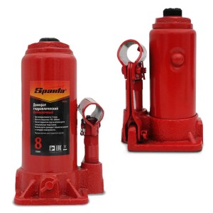 MACACO HIDRAULICO TIPO GARRAFA 8 T ALTURA 200 385 MM 50324 SPARTA