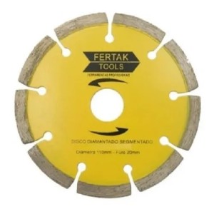 DISCO DIAMANTADO SEGMENTADO 20 X 110 MM FERTAK