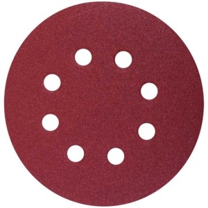 DISCO LIXA ADERENTE COM FURO 125 MM GRAO 40 FERTAK