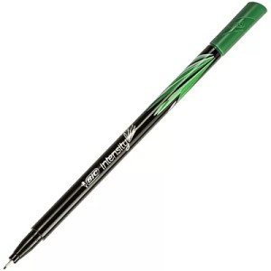 CANETA HIDROGRAFICA BIC INTENSITY VERDE, PONTA ULTRA FINA DE 0.4MM