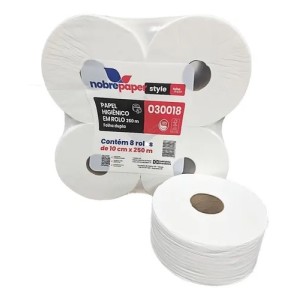 PAPEL HIGIENICO 8X300M NOBRE PAPER BEST NOBRE