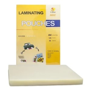 PLÁSTICO PARA PLASTIFICAÇÃO 220X307X0,05 A4 PT 20 UN