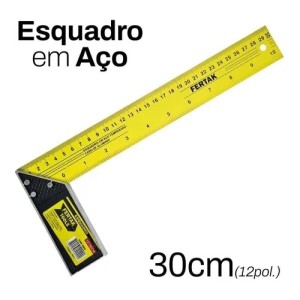 ESQUADRO DE AÇO CABO ALUMÍNIO 12