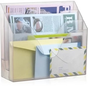 ORGANIZADOR DE ESCRITORIO TRIPLO HORIZ. CRISTAL WALEU