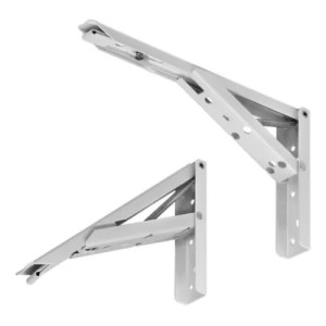 SUPORTE MAO FRANCESA DOBRAVEL RETRATIL REFORCADA 25CM