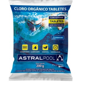 CLORO PASTILHA PISCINA MULTIACAO 200G ASTRAPOOL