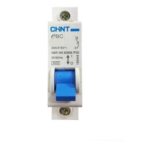 DISJUNTOR MONOPOLAR DIN CURVA C 25A 3KA CHINT