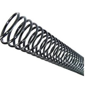 ESPIRAL ENCADERNACAO 14MM PLASTICO PRETO CAP.80FLS TECKLINE